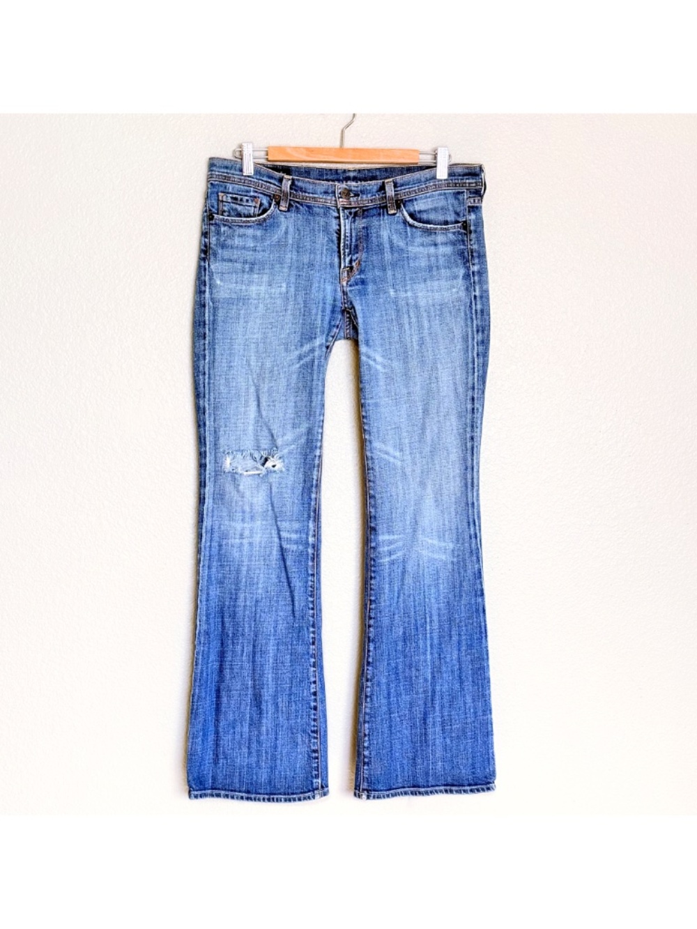 Vintage Y2K Citizens of Humanity Ingrid #002 Low Rise Flare Denim Jeans Size 32